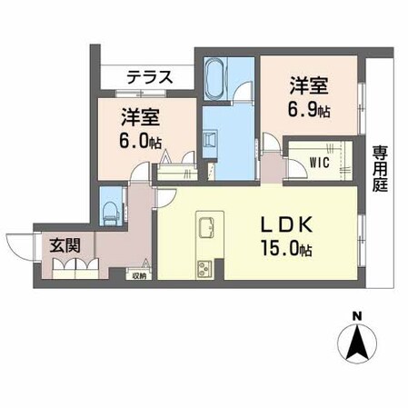 シャーメゾン　ルート３３の物件間取画像